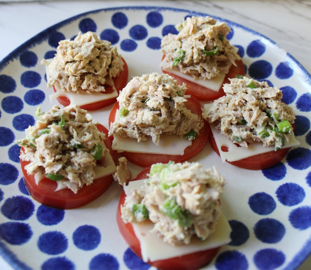 Tuna Salad Tomato Toppers