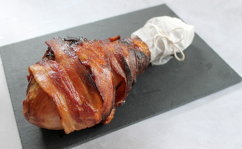 State Fair Bacon Wrapped Turkey Leg