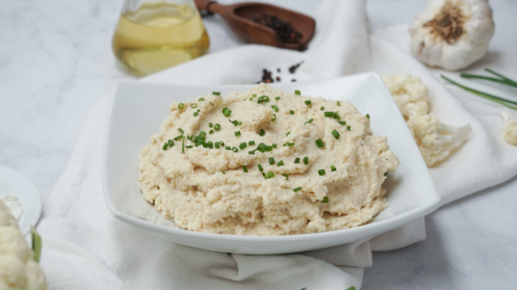 Goat Cheese Roasted Mashed 'Potatoes'